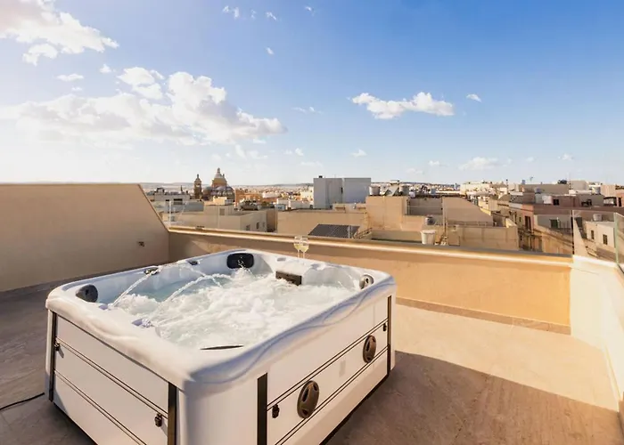 Ph Jacuzzi &stunningterrace Near Tarxien Temples Lägenhet *